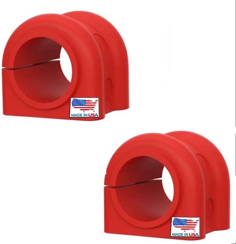 Susepsnion Dudes 4PC CODE RED Front Sway Bar Stabilizer Link & Bushing Kit FITS Explorer, Mountaineer, Ranger, B2300, B2500, B4000, B5000, K7275 K80079 - Bushings Made In USA - 27 MM Bar