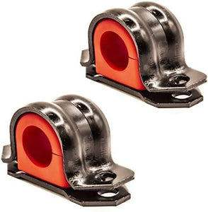 4 PC Front Sway Bar Bracket + Code RED Extreme Bushing Kit FITS Jeep Grand Cherokee 2016-2022, Bushings Designed and Manufactured in The USA - 38 mm Diameter Bar