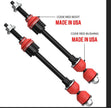 6 PC Front Sway Bar Link Kit + Code Red Extreme Bracket/Bushing Kit FITS Ram 1500 2WD 2002-2010, Ram 2500 3500 2WD 2003-2010, Bushings Made In USA K7400 K7353-32 mm Stabilizer Bar