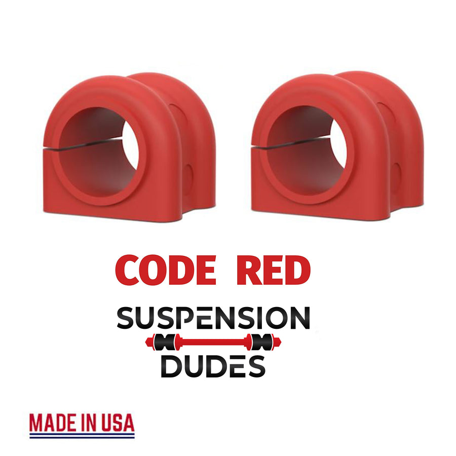 4 PC Front Sway Bar Link Kit + Front CODE RED EXTREME Bushing Kit FITS Ram 1500 4WD 2009-2018, Boots and Bushing Made in USA K80894