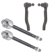 4 PC PAIR Inner/Outer Tie Rod End Kit FITS Sienna 2011-2019