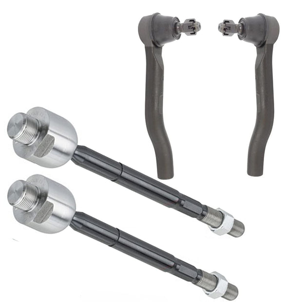 4 PC PAIR Inner/Outer Tie Rod End Kit FITS Sienna 2011-2019