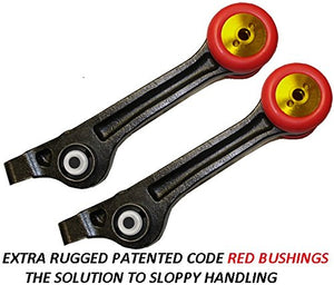 (2) Front Lower Rearward Control Arms For 2011-2023 Chrysler 300 Challenger Charger