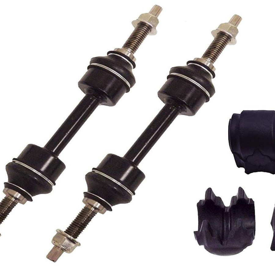 suspension dudes 4PC Front Sway Bar Links & Bushings Fits Ford F-150 2009-14 4X4 Made in USA