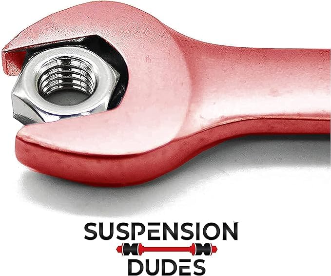 Suspension Dudes Front Suspension Stabilizer Bar Link Kit, Split MADE IN THE USA CODE RED Bushing, fits 4 Runner, Tacoma, Tundra, K90681