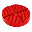 Universal Floor Jack Rubber Pad – Upgraded Heavy‑Duty Jack Pad Adapter with X‑Groove Pinch Weld Protector, Anti‑Slip Cushion Puck for Safe, Scratch‑Free Vehicle Lifting, Fits Most Floor Jacks, 1 Pack