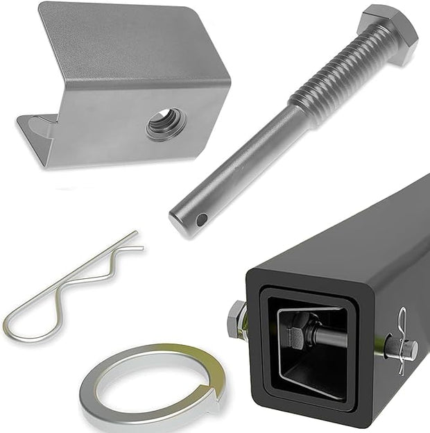 Suspension Dudes Anti-Rattle Trailer Hitch Pin Prevents Wobble and Swaying, Corrosion Resistant - Fits 2" Receiver with 1/2" Pinhole