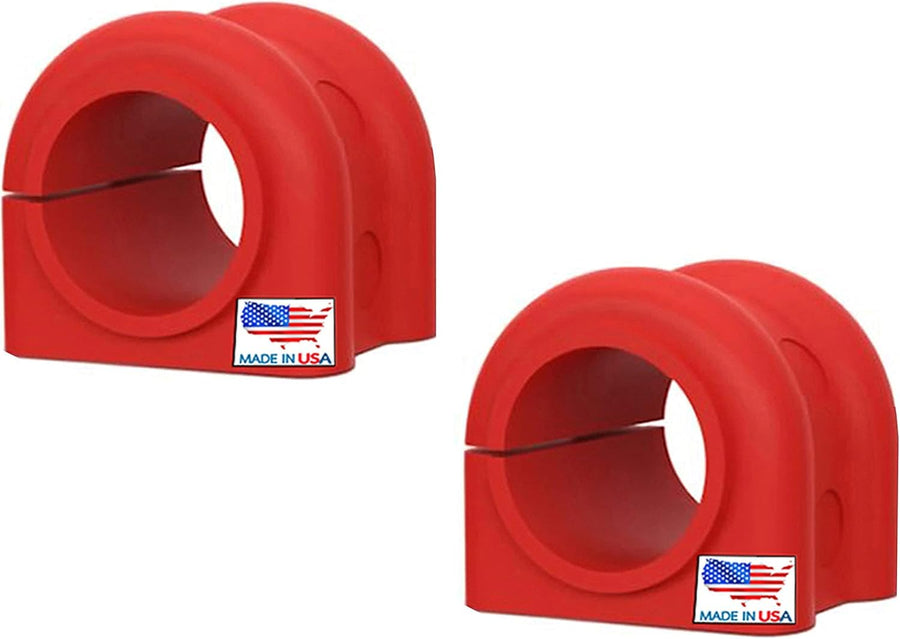 Suspension Dudes Front CODE RED Sway Bar Stabilizer Bushing Kit FITS Ram 1500 2500 3500, Wrangler, Durango 1994-2006, K7351 52038975 - Made In USA - 28 MM Bar