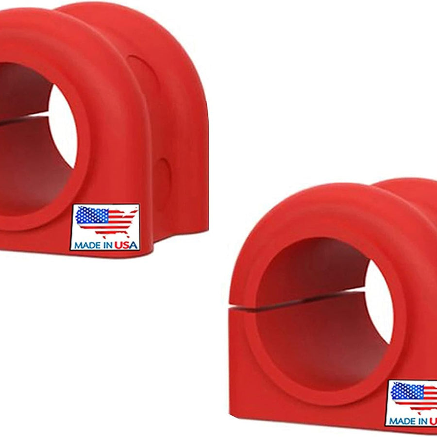 Suspension Dudes Front CODE RED Sway Bar Stabilizer Bushing Kit FITS Ram 1500 2500 3500, Wrangler, Durango 1994-2006, K7351 52038975 - Made In USA - 28 MM Bar