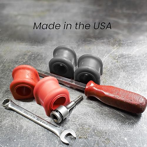 Suspension Dudes 4PC Front Sway Bar Stabilizer Link Kit + CODE RED EXTREME Bushing Kit FITS Escalade, Silverado, Avalanche, Suburban, Tahoe, Sierra, Yukon, 2007-2020 K700538 K200222 36MM Bar