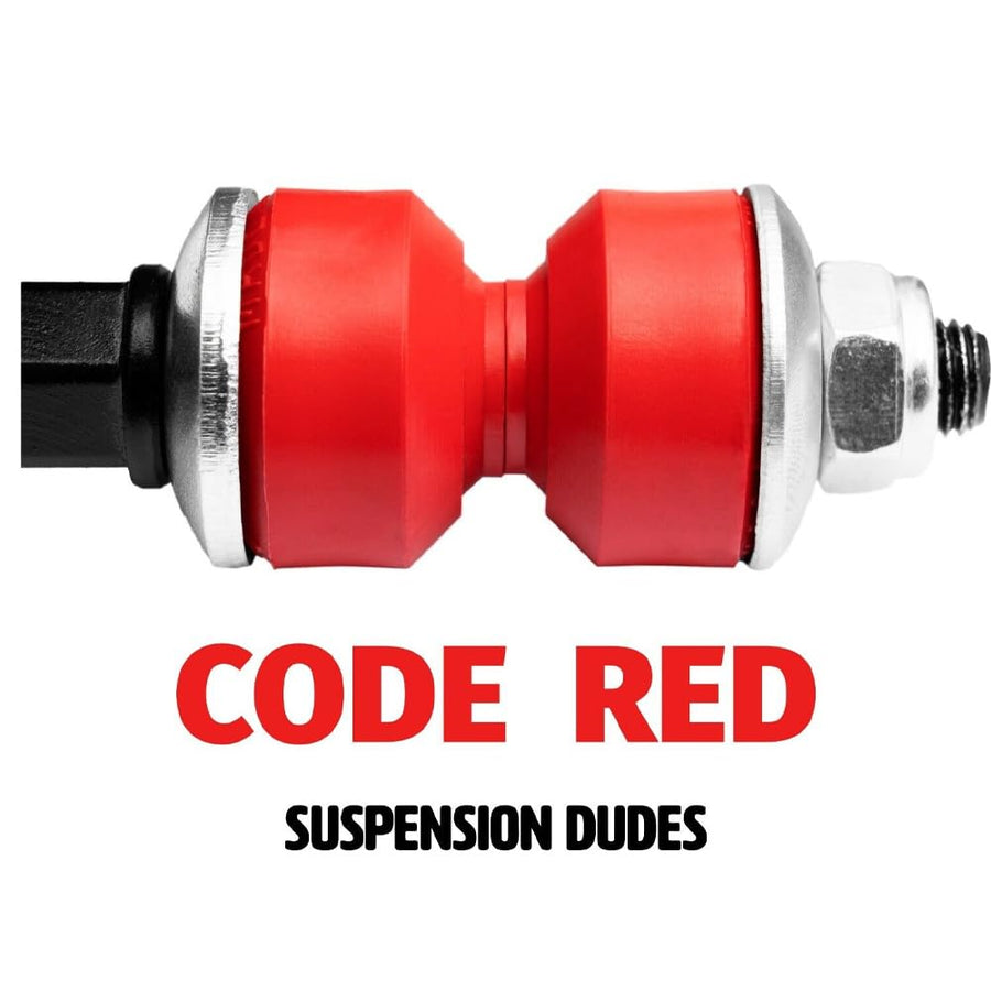 Suspension Dudes PAIR Front Sway Bar Stabilizer CODE RED Link Kit FITS Avalanche, Blazer, Escalade, Suburban, Sierra, Savana, Silverado, Tahoe, Yukon, Hummer, 1978-2019 K80631 K700539