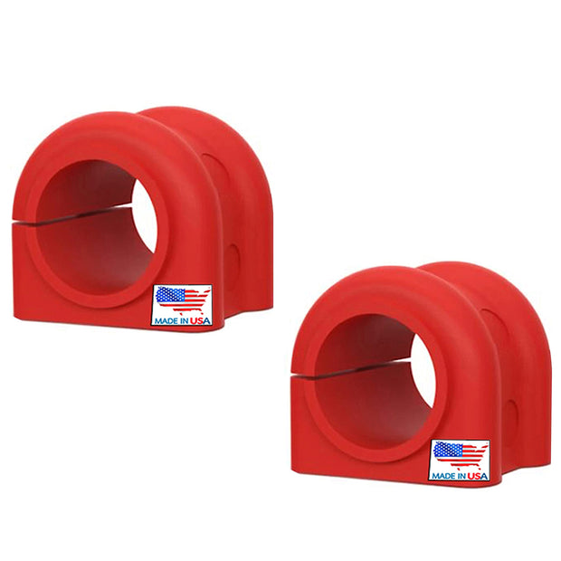 Suspension Dudes Front CODE RED Sway Bar Stabilizer Bushing Kit FITS Explorer, Mountaineer, Ranger, Aviator, Pickup, 1998-2011, K80080 - Made In USA - 29 & 30 MM Bar