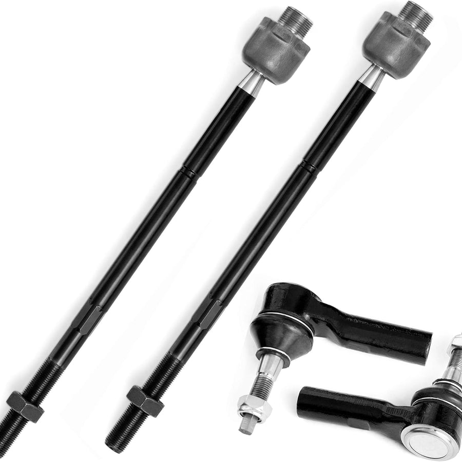 Suspension Dudes 4PC Inner/Outer Tie Rod End Kit FITS Escalade, Silverado Sierra 1500, Suburban, Tahoe, Yukon 2014-2020, EV800938 ES800948