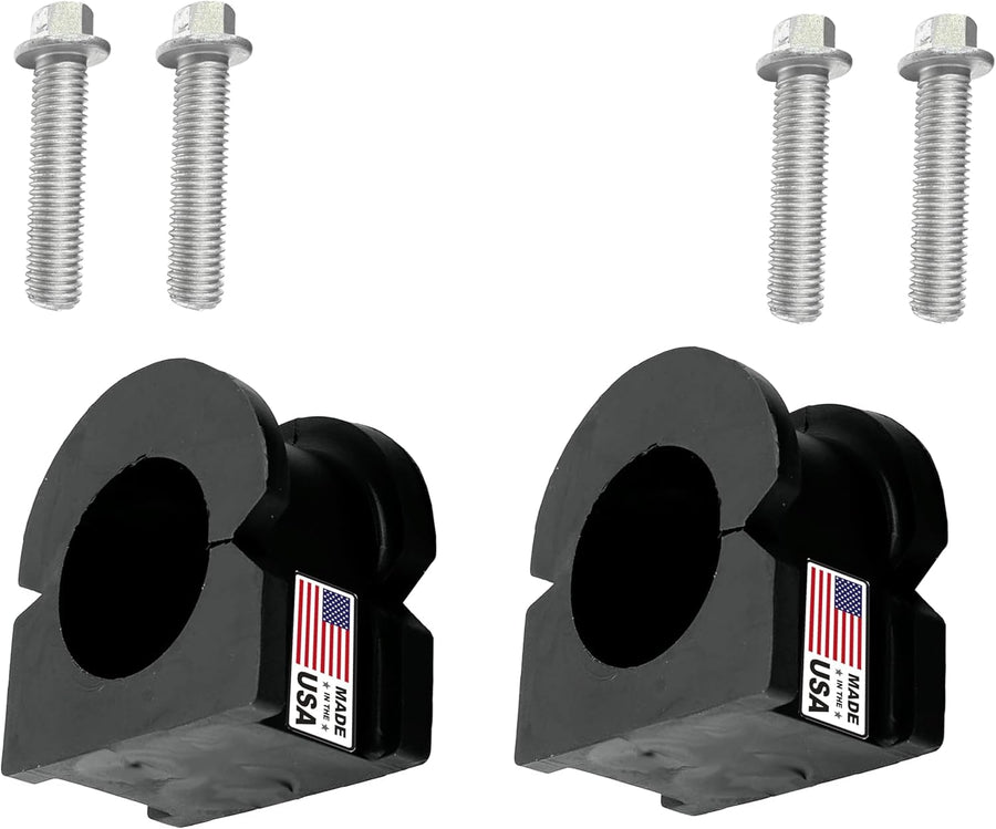 Suspension Dudes 4PC Front Sway Bar Stabilizer Bushing Kit Includes Mounting Hardware Fits Sierra 1500, Silverado 1500 2007-2019, K200221 - Designed And Manufactured In USA, 32 MM Stabilizer Bar