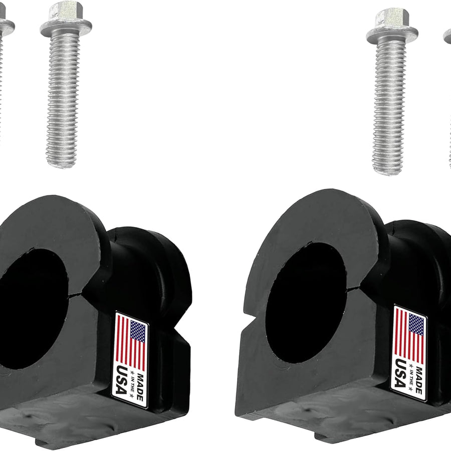 Suspension Dudes 4PC Front Sway Bar Stabilizer Bushing Kit Includes Mounting Hardware Fits Sierra 1500, Silverado 1500 2007-2019, K200221 - Designed And Manufactured In USA, 32 MM Stabilizer Bar