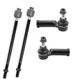 4PC Inner/Outer Tie Rod Ends FITS 2011-2019 Ford Fiesta