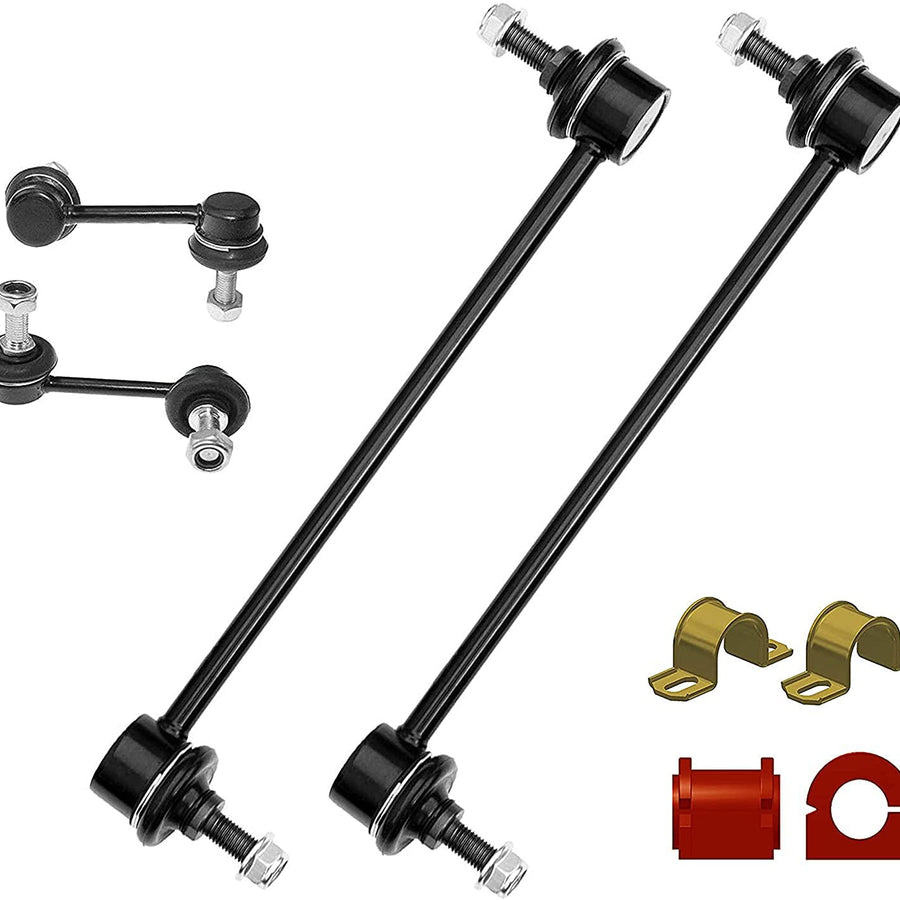 suspension dudes 6PC Front/Rear Sway Bar Links Front Bushings Fits 2007-2017 Honda CR-V