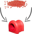 Suspension Dudes Front CODE RED Sway Bar Stabilizer Bushing Kit FITS Wrangler 1997-2018, K7352 - Made In USA - 30 MM Bar