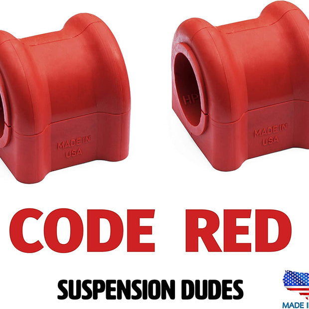 Suspension Dudes PAIR Front Bushing Kit FITS Ram1500 2500 3500, Dakota, Durango, Jeep Wrangler, 1994-2022 K7384, Bar Size 36.8 MM