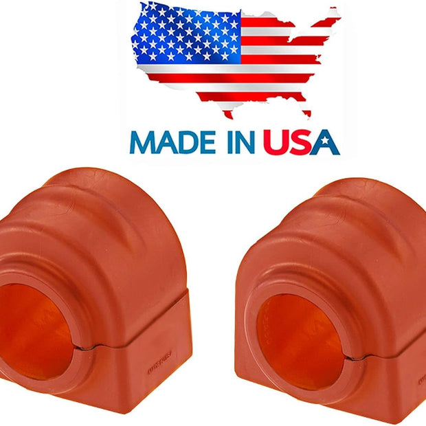 4PC OEM Front Sway Bar Bracket Kit + Front Bushing Kit FITS GMC Acadia Chevy Traverse 2007-2017, Enclave '08-'17, Saturn Outlook 2007-2010, Bushings Designed And Manufactured USA 15223561, 928-512