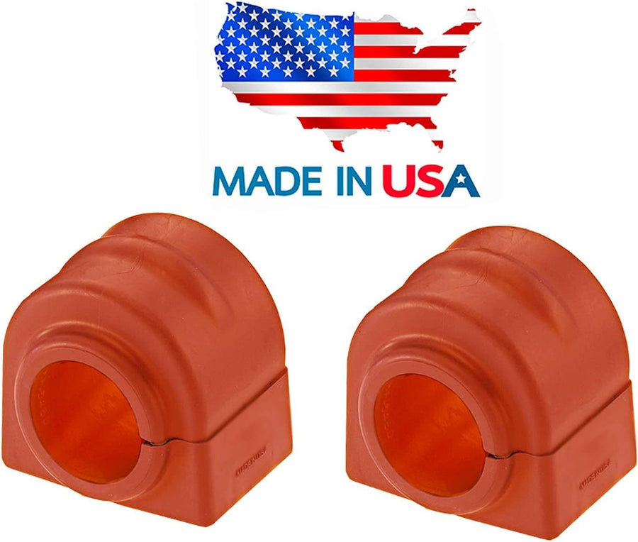 4PC OEM Front Sway Bar Bracket Kit + Front Bushing Kit FITS GMC Acadia Chevy Traverse 2007-2017, Enclave '08-'17, Saturn Outlook 2007-2010, Bushings Designed And Manufactured USA 15223561, 928-512