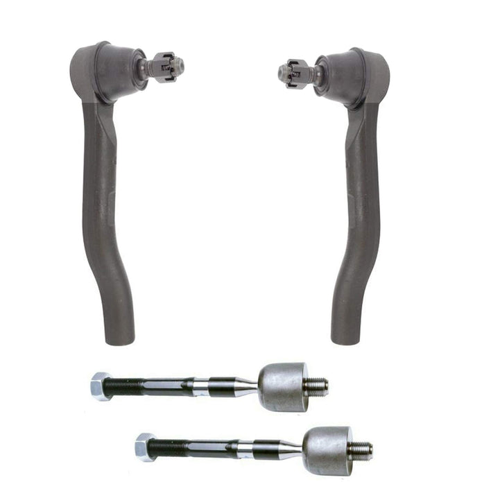 4 PC Inner/Outer Tie Rod End Kit FITS Honda Accord 3.5L 2013-2017, Accord 2.0L 2014-2017, ES801000 EV801120