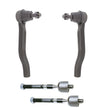 4 PC Inner/Outer Tie Rod End Kit FITS Honda Accord 3.5L 2013-2017, Accord 2.0L 2014-2017, ES801000 EV801120