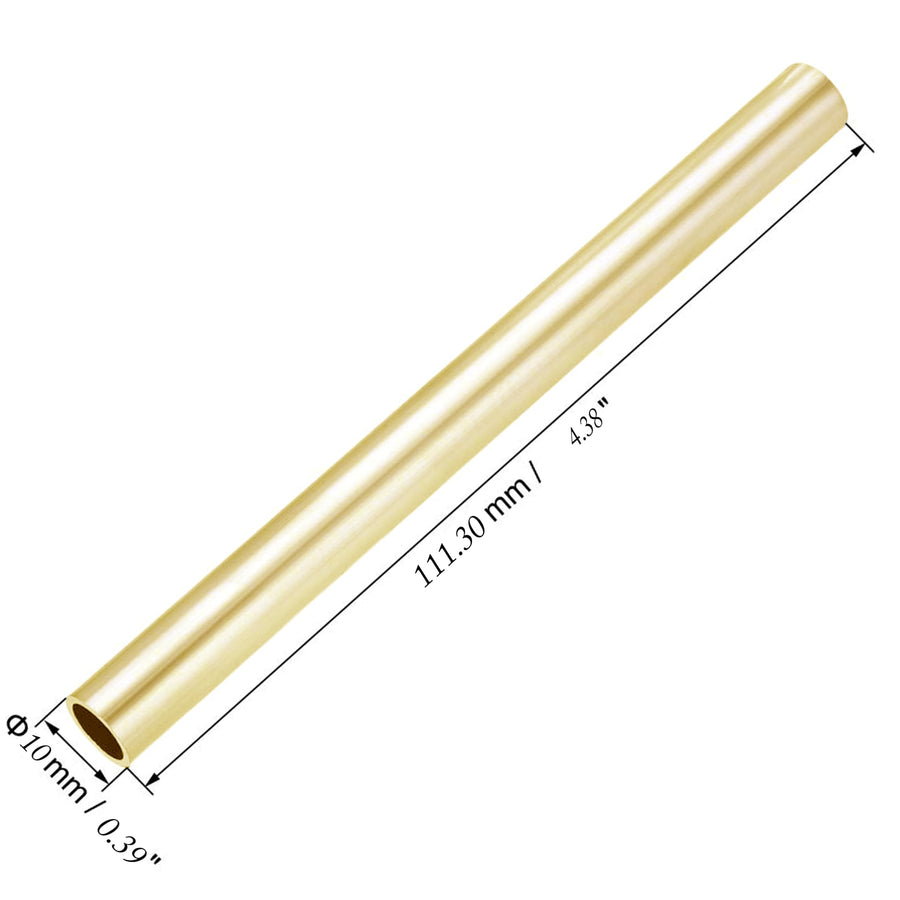 Steel Zinc Coated Tube, 1.5mm OD, 1.0mm ID, 111.44 in Length, 1.5mm Wall
