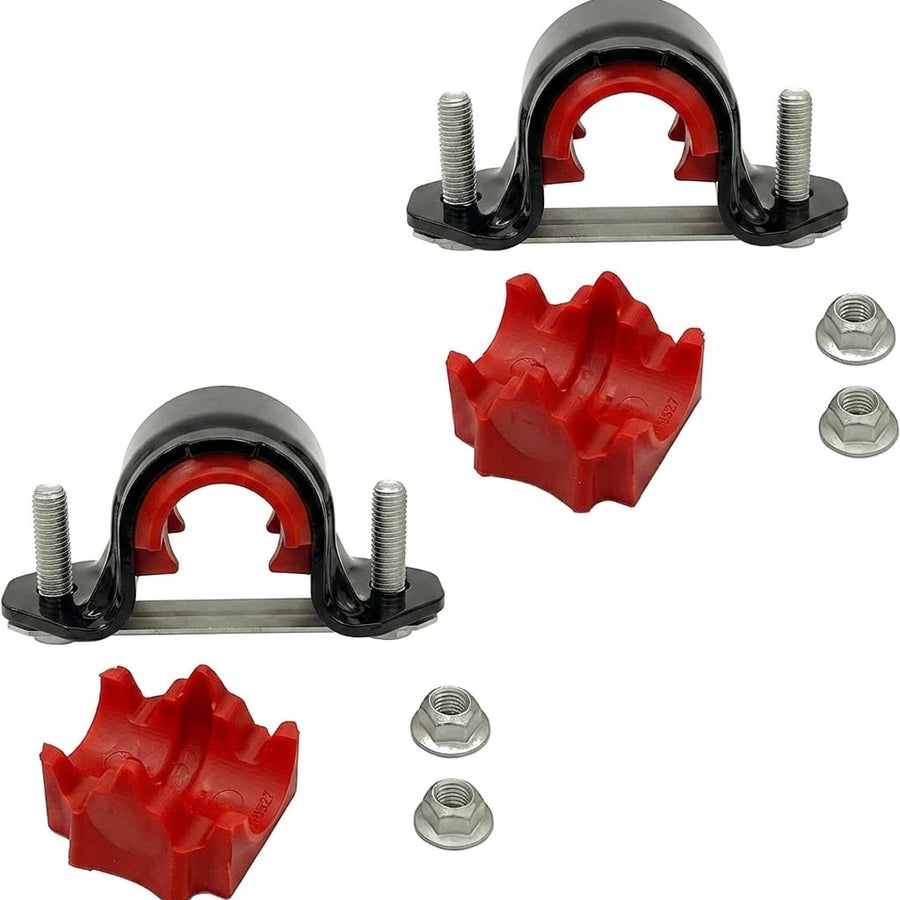 Suspension Dudes 4 PC Front Stabilizer Sway Bar CODE RED Bracket/Bushing Kit FITS F-150 2015-2020, K201846 Bushings Made In USA
