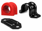 4 PC Front Sway Bar Bracket + Code RED Extreme Bushing Kit FITS Jeep Grand Cherokee 2016-2022, Bushings Designed and Manufactured in the USA - 38 mm Diameter Bar
