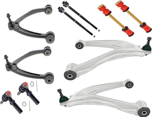 Suspension Dudes 10PC Front Upper/Lower Control Arm Kit FITS Escalade ESV EXT, Avalanche, Silverado, Suburban, Yukon XL, Sierra 1500, 2007-2014 K80669 CMS501004