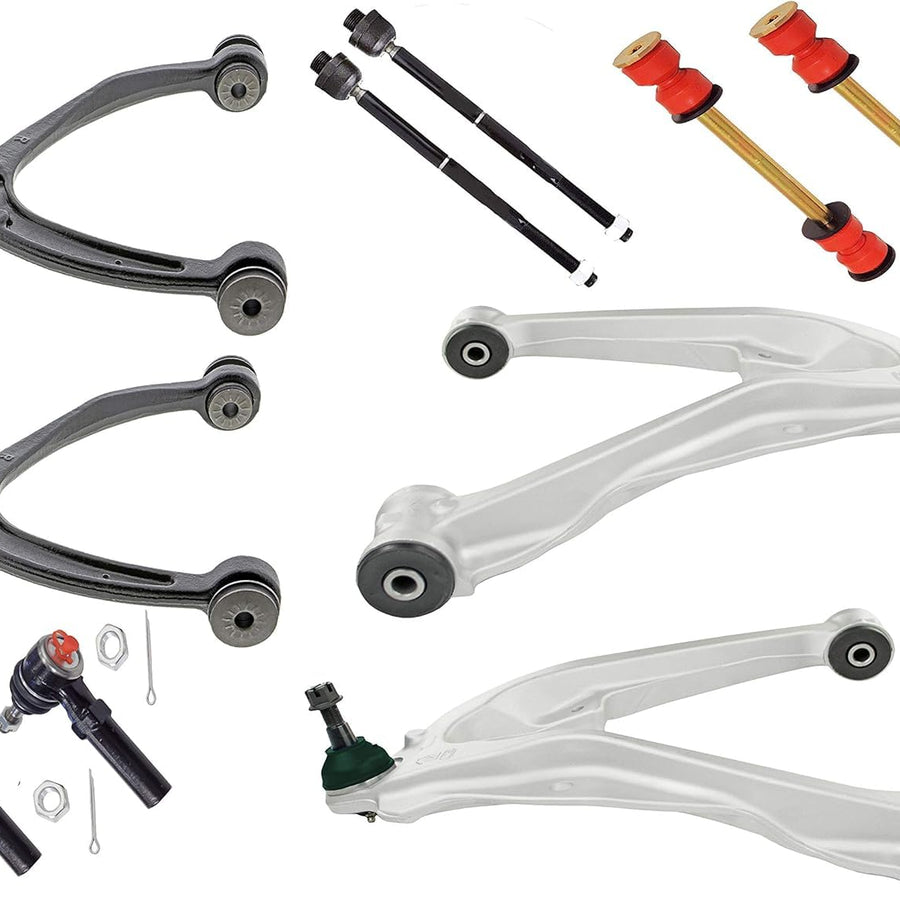 Suspension Dudes 10PC Front Upper/Lower Control Arm Kit FITS Escalade ESV EXT, Avalanche, Silverado, Suburban, Yukon XL, Sierra 1500, 2007-2014 K80669 CMS501004
