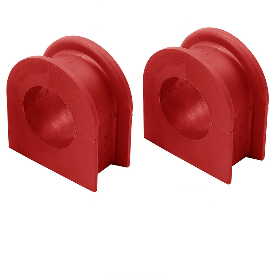 Suspension Dudes PAIR Front Sway Bar Stabilizer CODE RED Bushing Kit FITS Escalade, Avalanche, Suburban, Sierra, Yukon, H2, Tahoe, Silverado, Safari, 1985-2009 K6437 - Made In USA 30 MM Stabilizer Bar