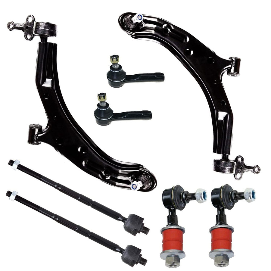 8pc Steering Control Arm Kit Passenger Driver Side For 2000-2006 Nissan Sentra