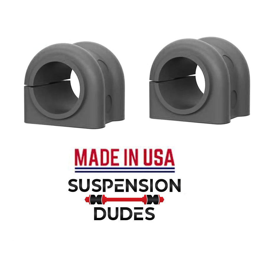 6 PC Front Polyurethane Boot/Bushings Sway Bar Link Kit + Front CODE RED EXTREME Bracket + Bushing Kit FITS Jeep Wrangler 1997-2006, Bushings Made In The USA K3197