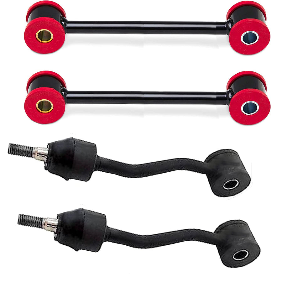 4PC Front/Rear Sway Bar Links For Jeep Wrangler TJ 1997-2006 K80244 K3197