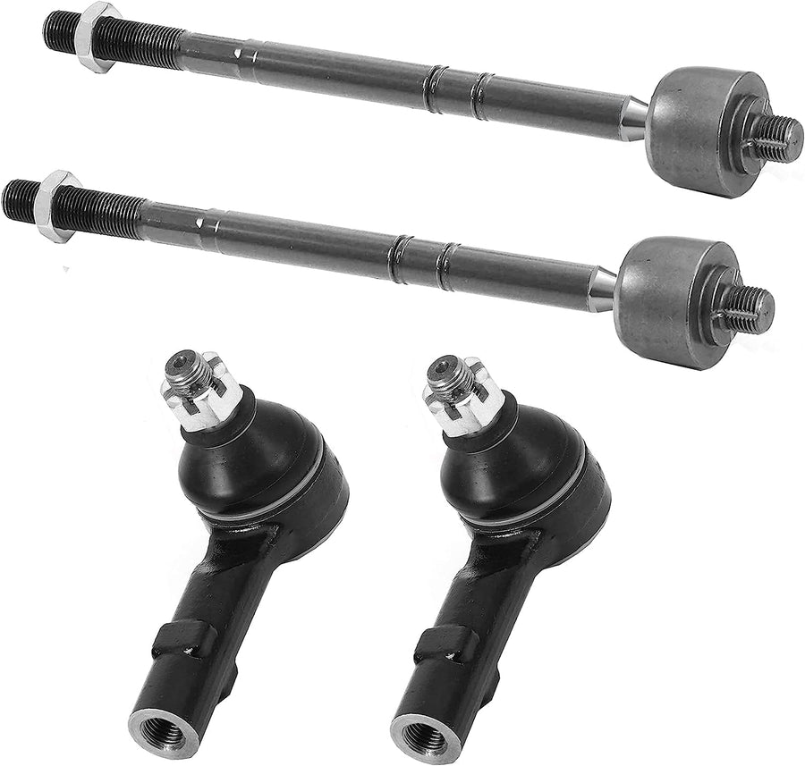 Suspension Dudes 4PC Inner/Outer Tie Rod End Kit FITS Jeep Grand Cherokee 2005-2010, Commander 2008-2010, ES80643 ES80644 EV80782