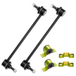 4PC FRONT STABILIZER SWAY BAR LINKS AND BUSHINGS FOR VOLKSWAGEN JETTA