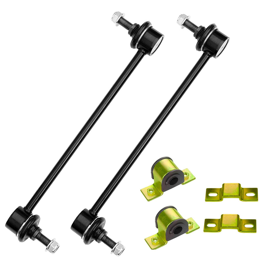 4PC FRONT STABILIZER SWAY BAR LINKS AND BUSHINGS FOR VOLKSWAGEN JETTA