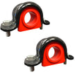 Suspension Dudes 4PC Front Sway Bar Code RED Bracket/Bushing Kit FITS Ram 1500 2019-2024, Ram Classic 2019-2024 4WD, 68264634AA 52126350AA