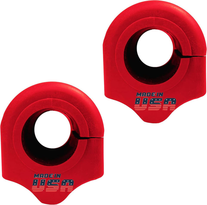 Suspension Dudes Front Sway Bar Stabilizer CODE RED Bushing Kit Fits Wrangler 2020-2026, Gladiator 2020-2026, 68251376AB 68413960AC - Bushings Made In USA - Bar Size 31.75 mm
