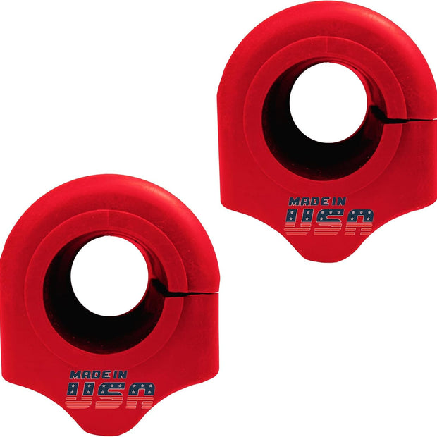 Suspension Dudes Front Sway Bar Stabilizer CODE RED Bushing Kit Fits Wrangler 2020-2026, Gladiator 2020-2026, 68251376AB 68413960AC - Bushings Made In USA - Bar Size 31.75 mm