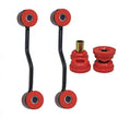 suspension dudes 4PC Front Sway Bar Links + Track Bar Bushings 1999-2004 Fits Grand Cherokee