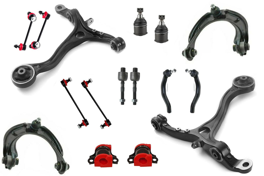 Suspension Dudes 18 PC Front Control Arm Suspension Kit Fits Honda Accord 2008-2012, Acura TSX 2009-2014, RK641112 RK641113