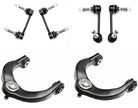 6PC Front Right/Left Upper Control Arms + Front/Rear Stabilizer Link Kit FITS Dodge Durango 2011-2015, Jeep Grand Cherokee 2011-2015