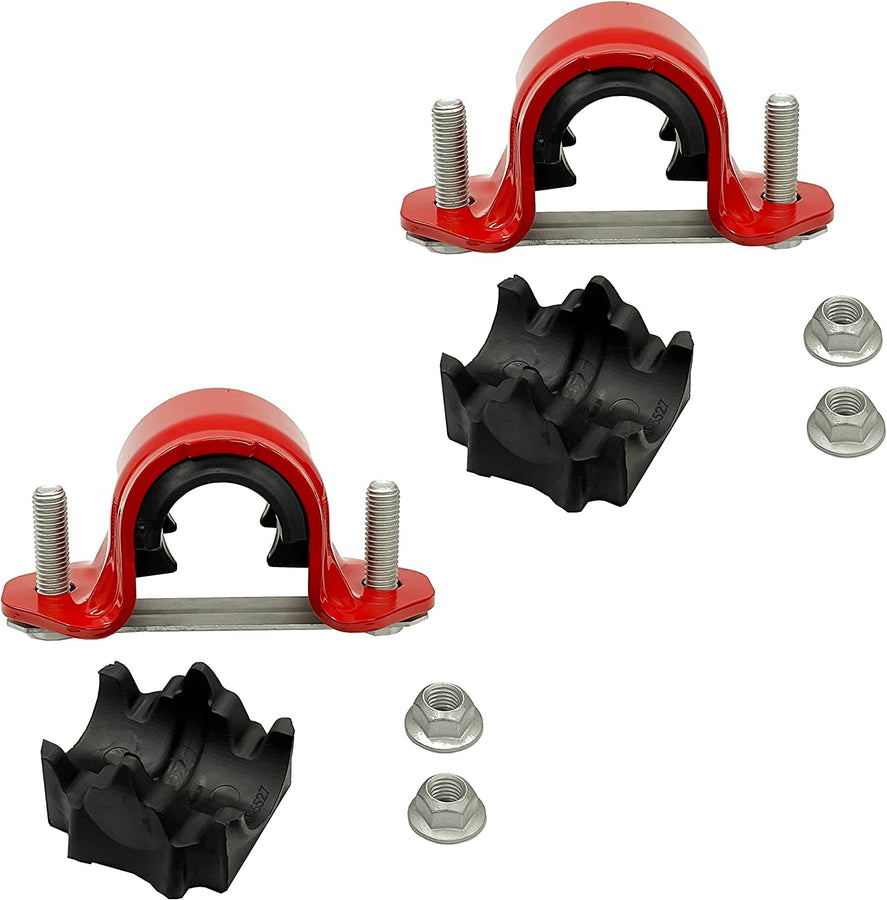 Suspension Dudes 4 PC Front Stabilizer Sway Bar CODE RED EXTREME OEM Bracket/Bushing Kit FITS F-150 2015-2020, K201486 Bushings Made In USA