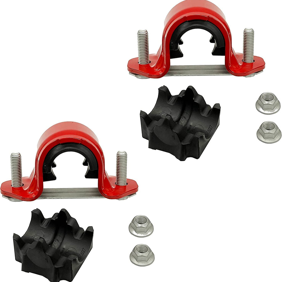 Suspension Dudes 4 PC Front Stabilizer Sway Bar CODE RED EXTREME OEM Bracket/Bushing Kit FITS F-150 2015-2020, K201486 Bushings Made In USA