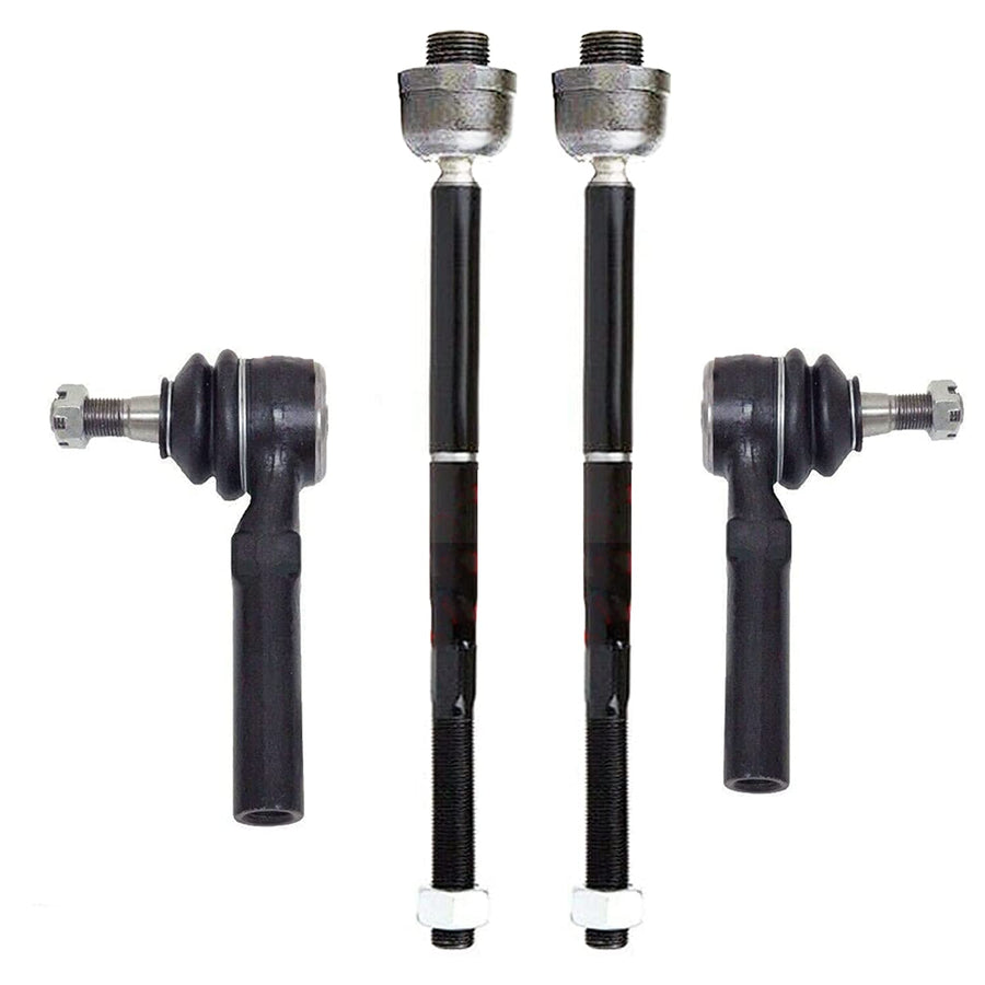 4PC Inner/Outer, Right/Left Tie Rod Ends for Chevrolet Cadillac GMC EV800084 ES800223