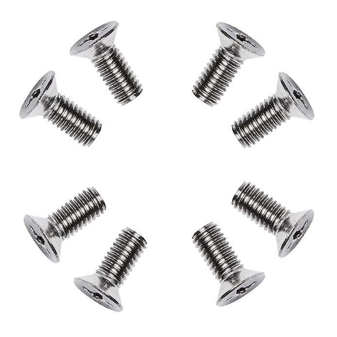 8 Pack Front/Rear Disc Brake Rotor Stainless Steel Retaining Screws FITS Acura MDX, TL, TLX, RDX,NSX AND MORE - Honda Accord, Civic, CR-V, Crosstour, Odyssey, Pilot, AND MORE 1980-2021, 93600-06014-0H