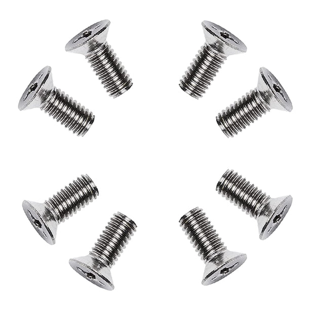 8 Pack Front/Rear Disc Brake Rotor Stainless Steel Retaining Screws FITS Acura MDX, TL, TLX, RDX,NSX AND MORE - Honda Accord, Civic, CR-V, Crosstour, Odyssey, Pilot, AND MORE 1980-2021, 93600-06014-0H
